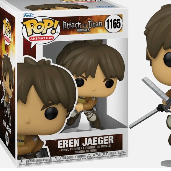Funko POP! Animation: Attack on Titan - Eren Jaeger (AAA Anime) #1165 - Picture 1 of 2